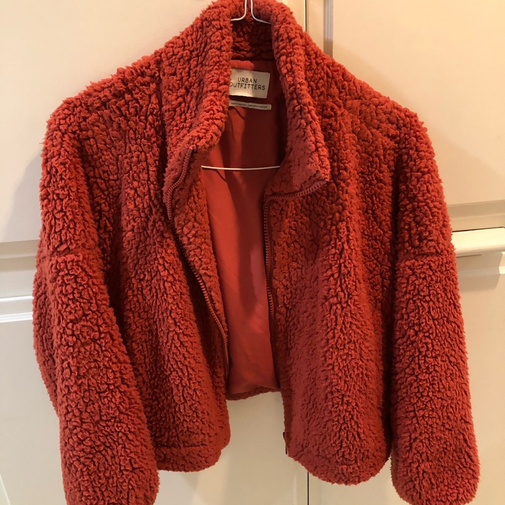 Cozy, fluffy Urban Outfitters Sherpa jacket